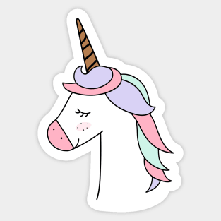 Cute Kawaii Unicorn Sticker